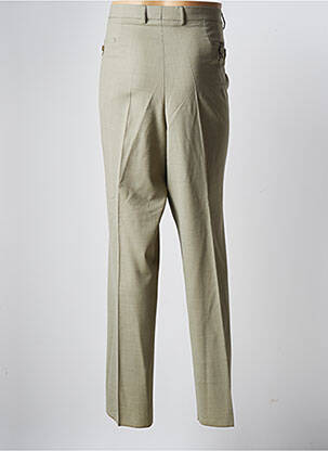 Pantalon droit tissage chiné taille normale vert HAROLD homme