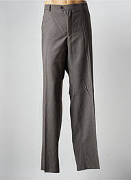 Pantalon droit tissage chiné taille normale gris HAROLD homme