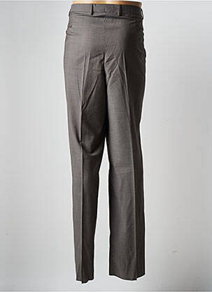Pantalon droit tissage chiné taille normale gris HAROLD homme