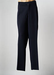 Pantalon droit tissage popeline taille normale bleu HAROLD homme