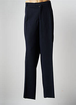 Pantalon droit tissage popeline taille normale bleu HAROLD homme