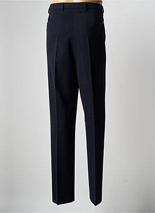 Pantalon droit tissage popeline taille normale bleu HAROLD homme