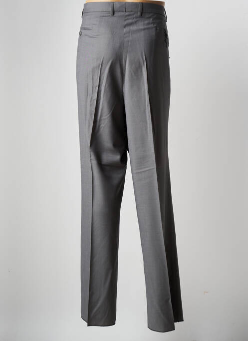 Pantalon droit tissage chiné taille normale gris HAROLD homme