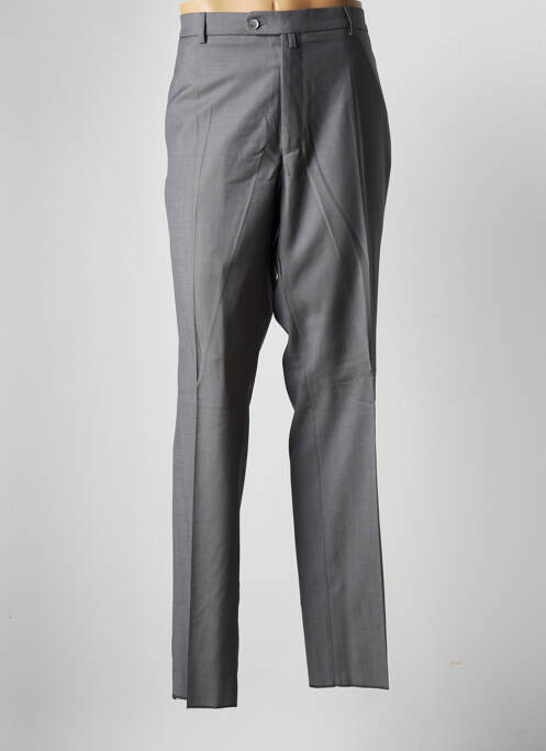 Pantalon droit tissage chiné taille normale gris HAROLD homme