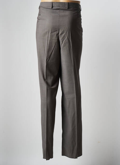 Pantalon droit tissage chiné taille normale gris HAROLD homme