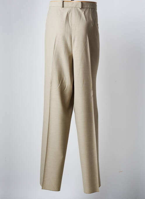 Pantalon droit beige PIERRE D'ARLANC pour homme