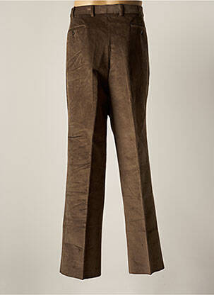 Pantalon droit taille normale taille normale marron HAROLD homme
