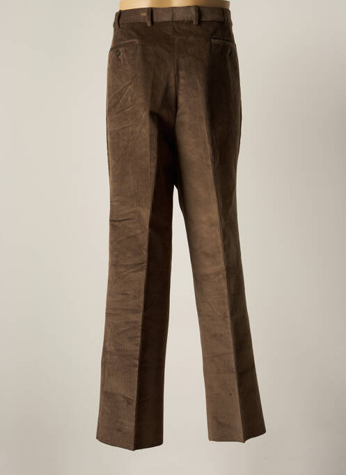 Pantalon droit taille normale taille normale marron HAROLD homme