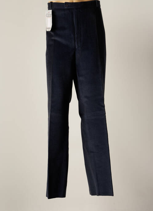 Pantalon droit bleu VELCOREX pour homme