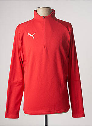 T-shirt tissage anti-transpirant manches longues rouge PUMA homme