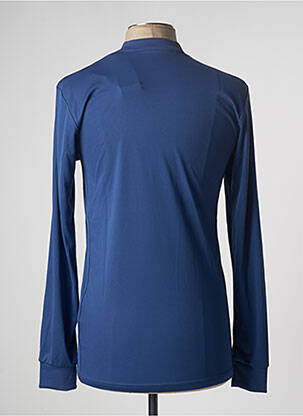 T-shirt coupe droite manches longues bleu ADIDAS homme