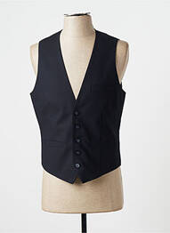Gilet sans manche bi-matiére bleu DEVRED homme