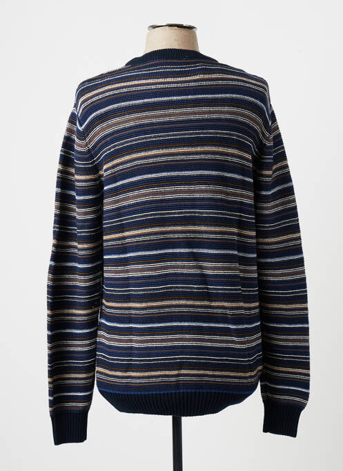 Pull stretch manches longues bleu GARCIA homme