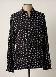 Chemise manches longues imprimé fantaisie noir THE KOOPLES homme