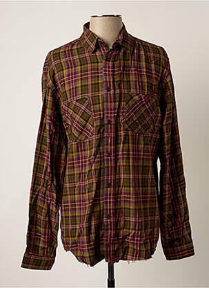 Chemise manches longues poches poitrine rouge THE KOOPLES homme