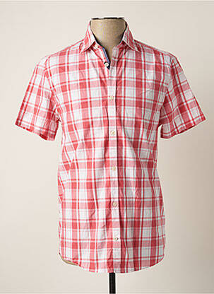 Chemise manches courtes coupe cintrée rose DAMART homme