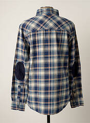 Chemise manches longues bleu HERO BY JOHN MEDOOX pour homme seconde vue