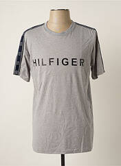 T-shirt gris TOMMY HILFIGER pour homme seconde vue