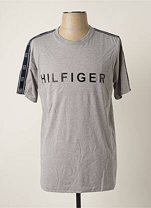 T-shirt gris TOMMY HILFIGER pour homme