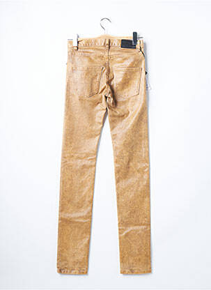 Jeans coupe slim slim taille normale beige AZZARO femme