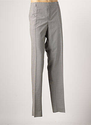 Pantalon droit gris AZZARO pour homme
