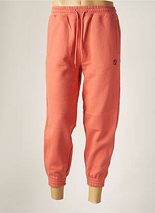 Jogging finition bords-côtes taille normale orange SIX VALVES homme
