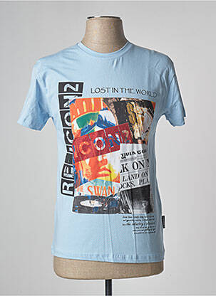 T-shirt bleu ICON2 pour homme