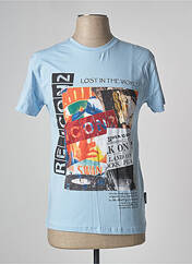 T-shirt bleu ICON2 pour homme seconde vue