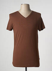T-shirt marron DEVRED pour homme seconde vue