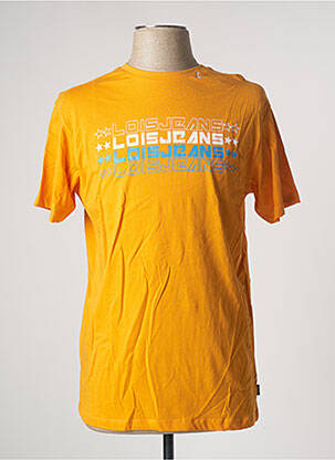 T-shirt orange LOIS pour homme