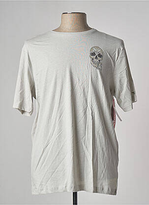 T-shirt gris HERO BY JOHN MEDOOX pour homme