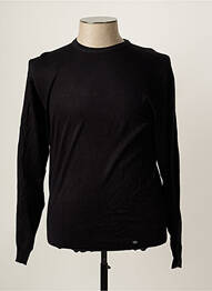 Pull col rond manches longues noir SORBINO homme