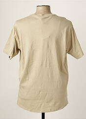 T-shirt beige DEFEND pour homme seconde vue