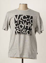 T-shirt gris VICTORIO & LUCCHINO pour homme seconde vue