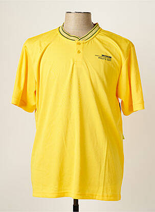 T-shirt jaune HERO BY JOHN MEDOOX pour homme