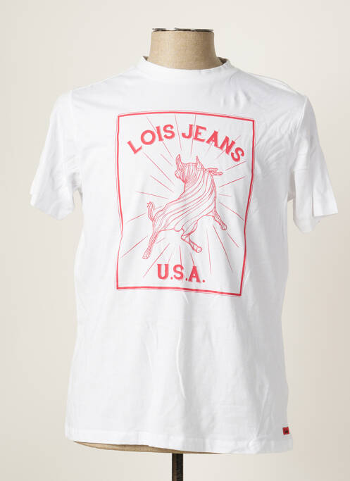 T-shirt blanc LOIS pour homme