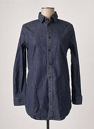Chemisier coupe cintrée manches longues bleu G STAR femme