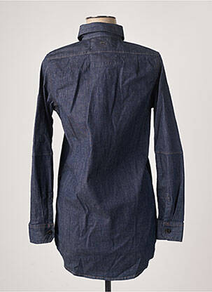 Chemisier coupe cintrée manches longues bleu G STAR femme