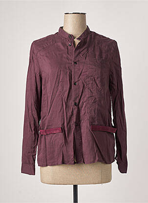 Chemisier coupe cintrée manches longues violet G STAR femme