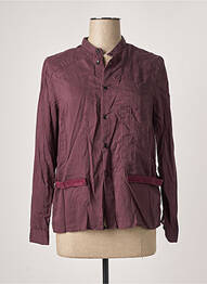 Chemisier coupe cintrée manches longues violet G STAR femme