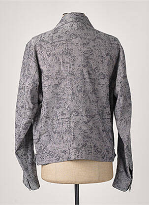 Veste chic tissage chiné gris AZZARO homme