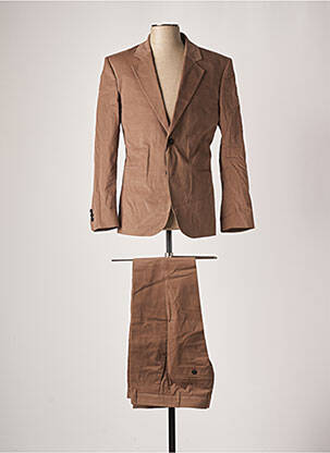 Costume de ville manches longues marron AZZARO homme