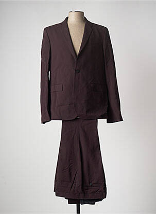 Costume de ville manches longues violet AZZARO homme