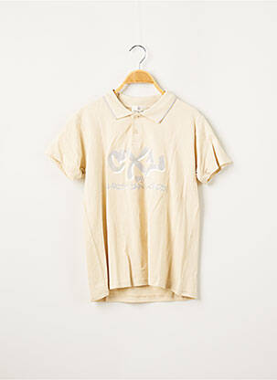 Polo sérigraphie manches courtes beige CHRISTIAN LACROIX garçon