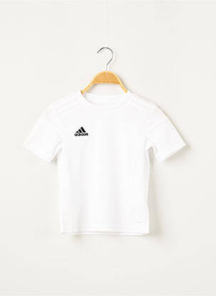 T-shirt blanc ADIDAS pour garçon
