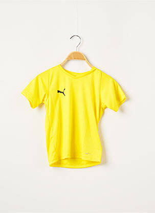 T-shirt jaune PUMA pour garçon