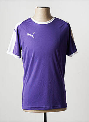T-shirt stretch manches courtes violet PUMA homme