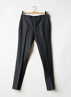 Pantalon slim fermeture zippée sous rabat avec crochet taille normale gris THE KOOPLES homme