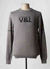 Sweat-shirt gris VICTORIO & LUCCHINO pour homme seconde vue