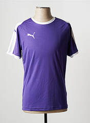 T-shirt violet PUMA pour homme seconde vue